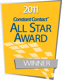 ConstantContact AllStar Award Winner 2011