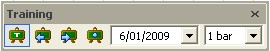 Training Mode toolbar